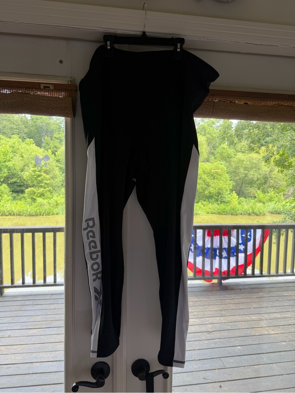 3x PLUS Reebok Black Leggings with White Size Tag